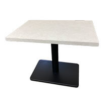 T-ホワイト石目調テーブル脚付セット