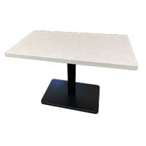 T-ホワイト石目調テーブル脚付セットW900