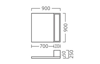ブックボックス付マットA900付マットA900サイズ