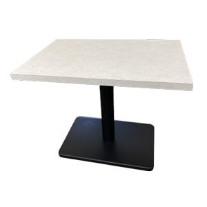 T-ホワイト石目調テーブル脚付セット W750