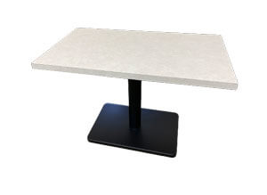 T-ホワイト石目調テーブル脚付セット W900