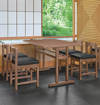 千鳥椅子＆大間テーブル