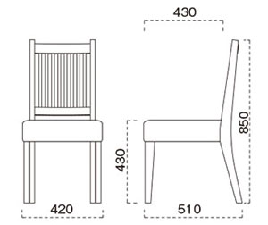 平戸椅子サイズ