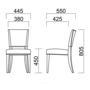 ジョージ(鋲付)サイズ