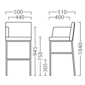 リニアム右アームスタンドサイズ