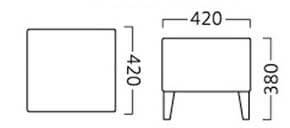 クラムスツールサイズ