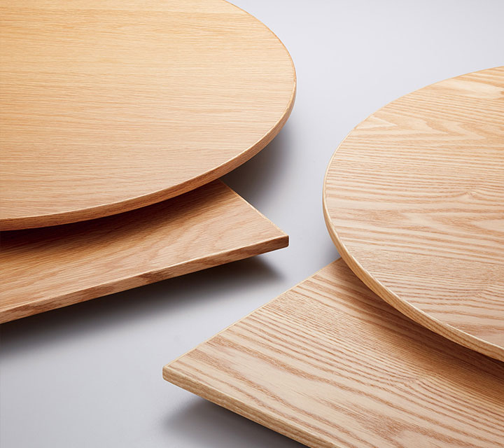 オーク / タモ突板天板 CTA-03・04