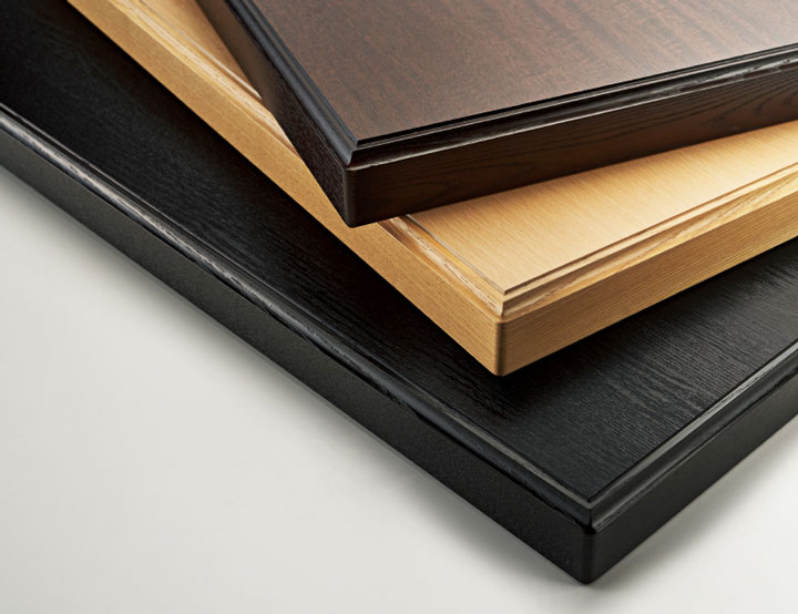 ST-003 メラミン化粧板/木縁巻き(10mm)