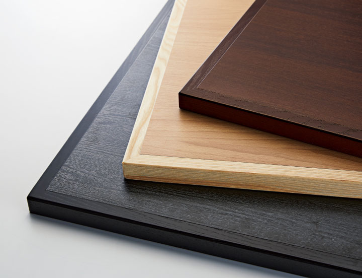 ST-004 メラミン化粧板/木縁巻き（20mm）