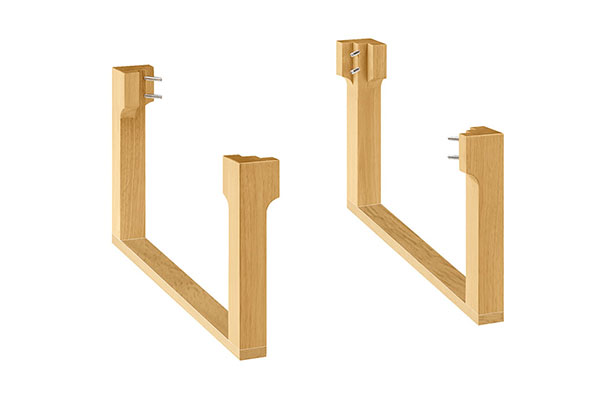 長門Ⅱソリ付座卓 脚部