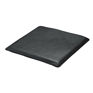 レザー座布団(大)40厚 500角 黒色